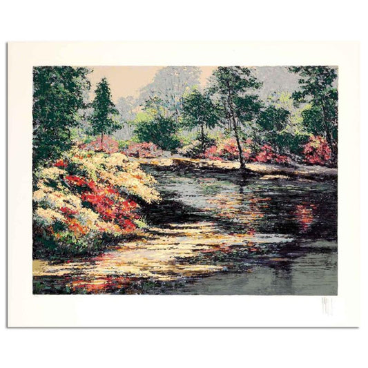 Mark King (1931-2014), "Fragrant Morning" Hand Signed Limited Edition Serigraph with Letter of Authenticity.