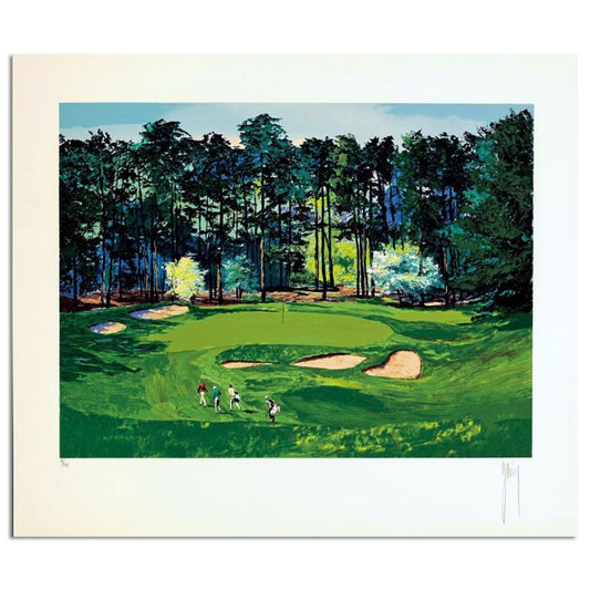 Mark King (1931-2014), "Pinehurst II (4 Up Golf)" Hand Signed Limited Edition Serigraph with Letter of Authenticity.