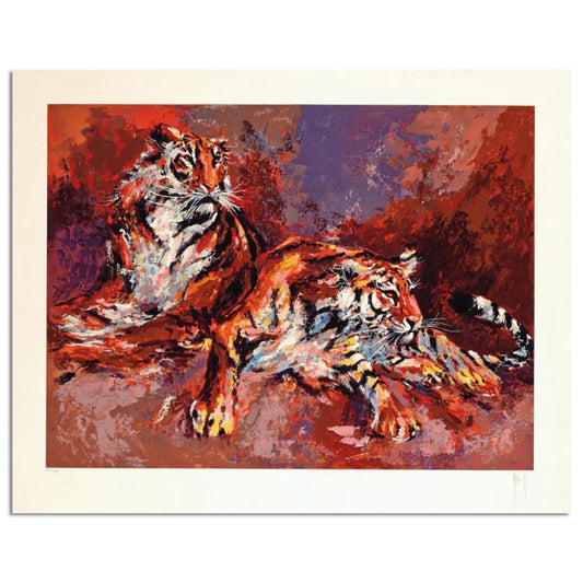 Mark King (1931-2014), "Siberians" Hand Signed Limited Edition Serigraph with Letter of Authenticity.