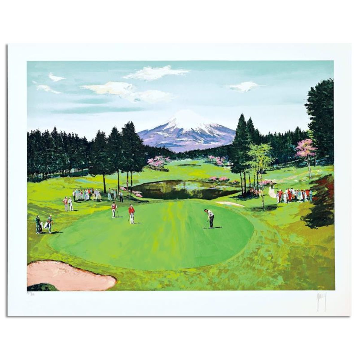 Mark King (1931-2014), "Taiyeho Club #17" Hand Signed Limited Edition Serigraph with Letter of Authenticity.