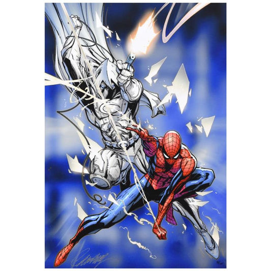 Vengeance of the Moon Knight #9 Limited Edition on Canvas by J. Scott Campbell, Numbered and Hand Signed by the Artist with Certificate of Authenticity.
