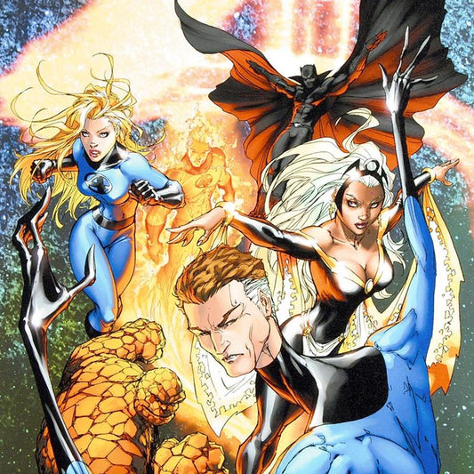 Marvel Comics, "Fantastic Four #548" Numbered Limited Edition Canvas by Michael Turner (1971-2008) with Certificate of Authenticity.
