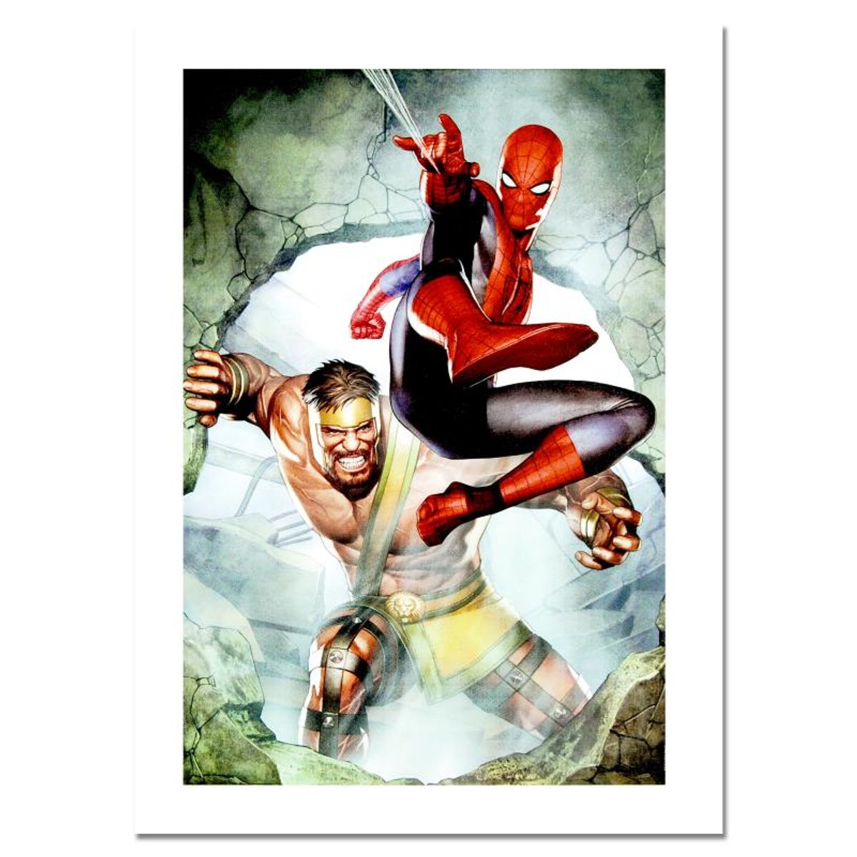 Marvel Comics, "Assault New Olympus Prologue #1" Numbered Limited Edition Canvas by Adi Granov with Certificate of Authenticity.