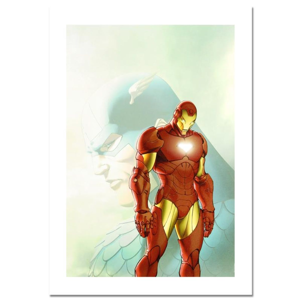 Marvel Comics, "Fallen Son: The Death of Captain America #5" Numbered Limited Edition Canvas by Michael Turner (1971-2008) with Certificate of Authenticity.