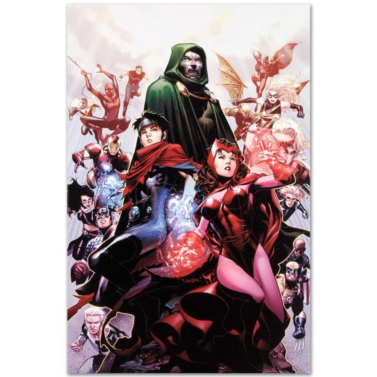 Marvel Comics "Avengers: The Children's Crusade #4" Numbered Limited Edition Giclee on Canvas by Jim Cheung with COA.