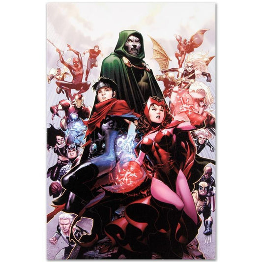 Marvel Comics "Avengers: The Children's Crusade #4" Numbered Limited Edition Giclee on Canvas by Jim Cheung with COA.