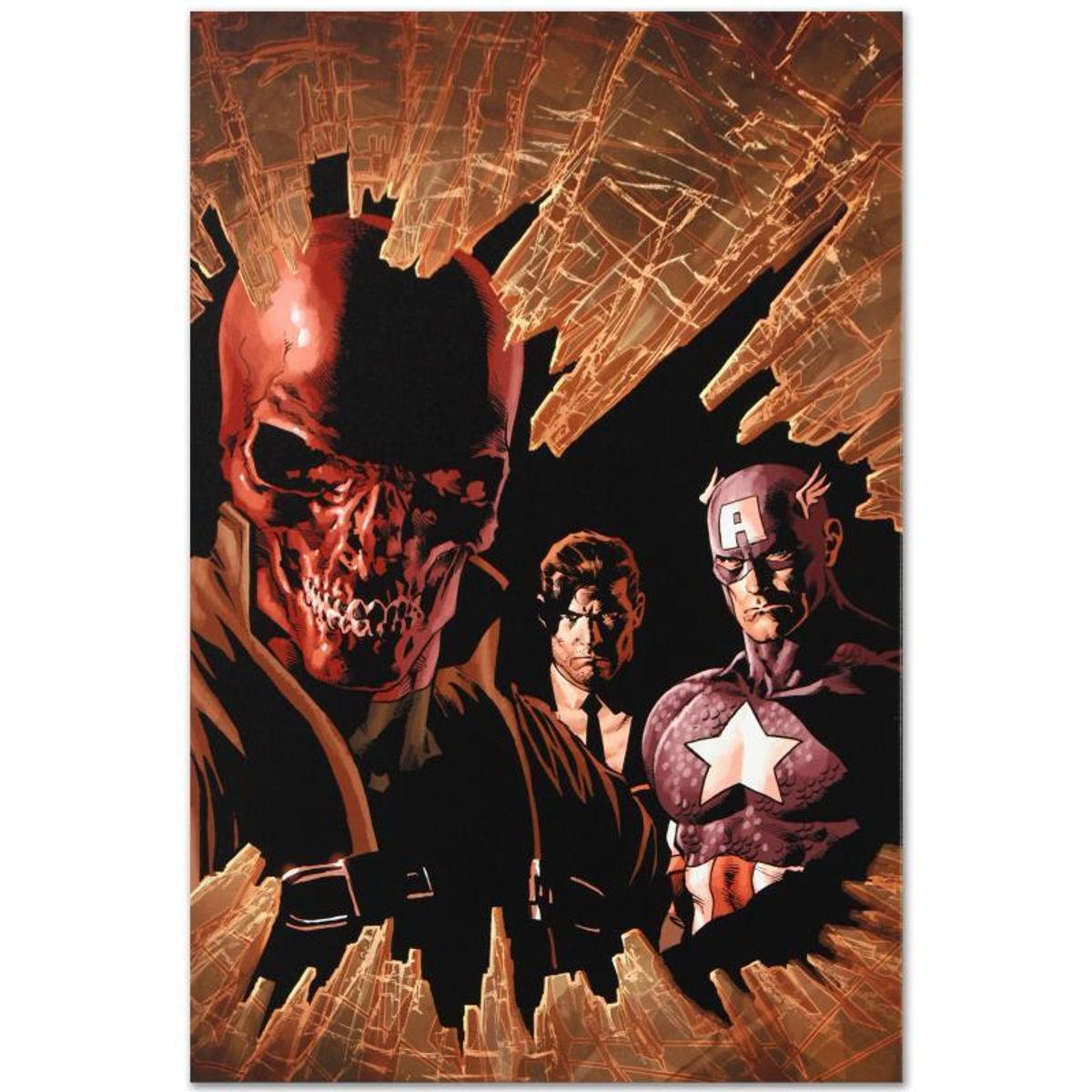 Marvel Comics "New Avengers #12" Numbered Limited Edition Giclee on Canvas by Mike Deodato Jr. with COA.