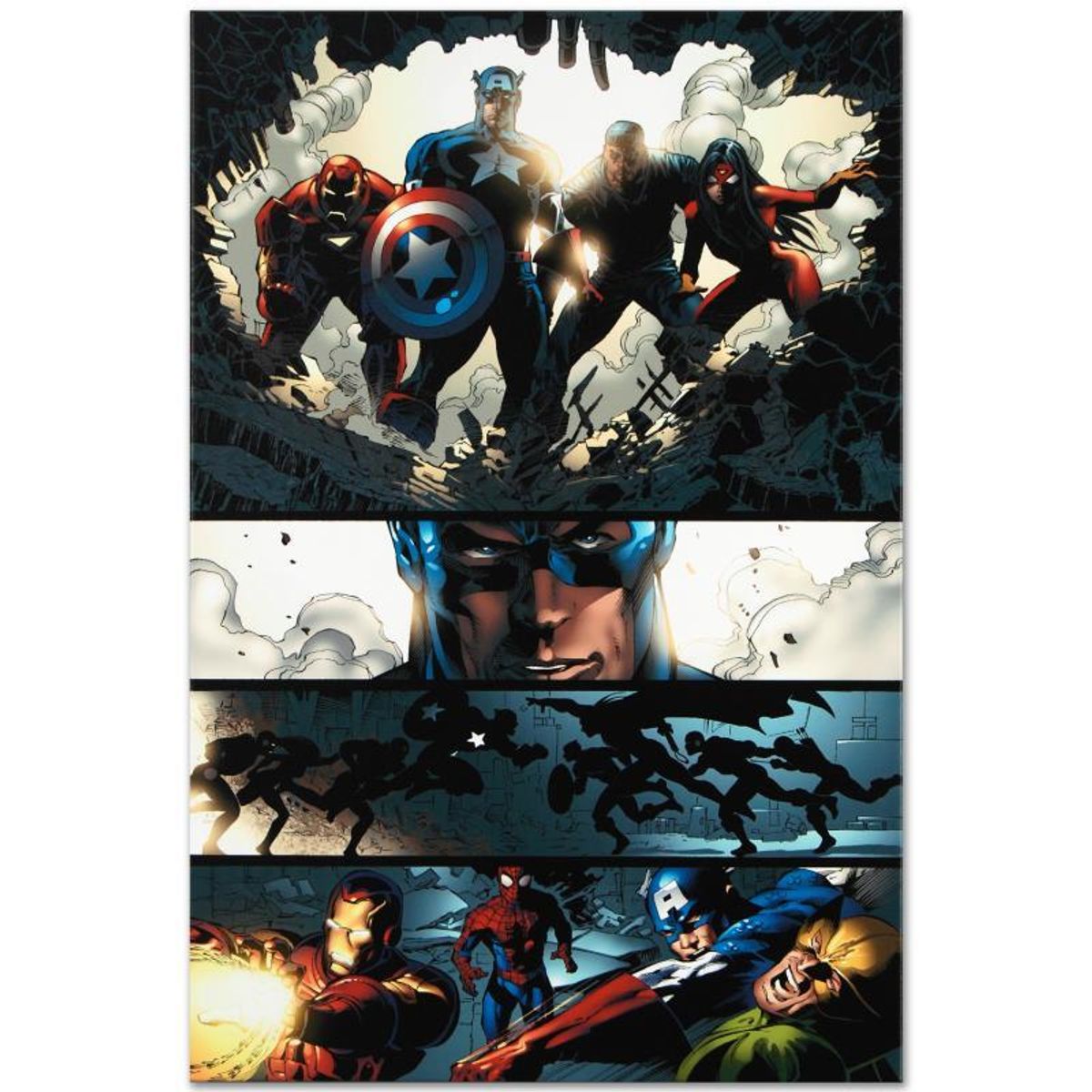 Marvel Comics "Amazing Spider-Man #523" Numbered Limited Edition Giclee on Canvas by Mike Deodato Jr. with COA.