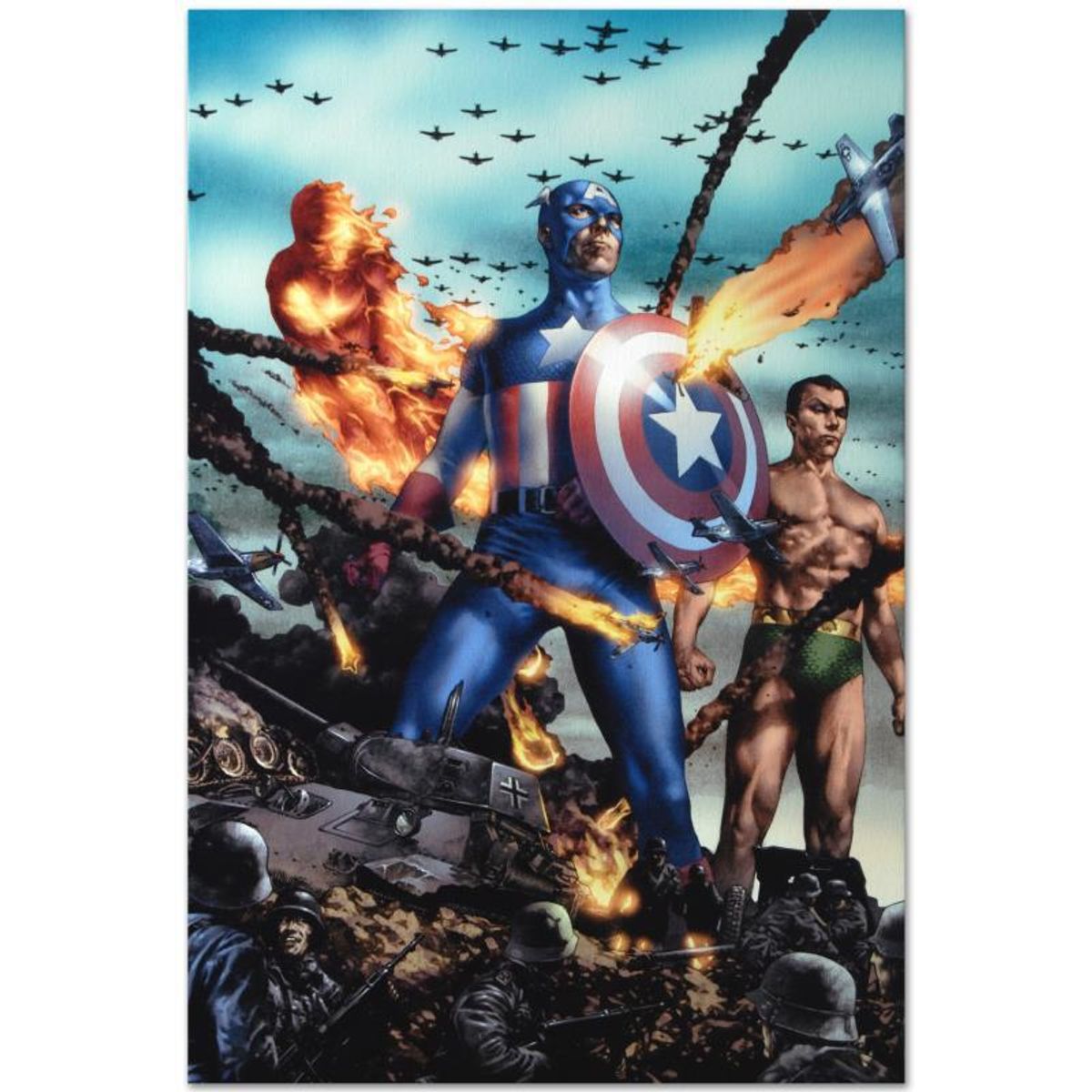 Marvel Comics "Giant-Size Invaders #2" Numbered Limited Edition Giclee on Canvas by Jay Anacleto with COA.