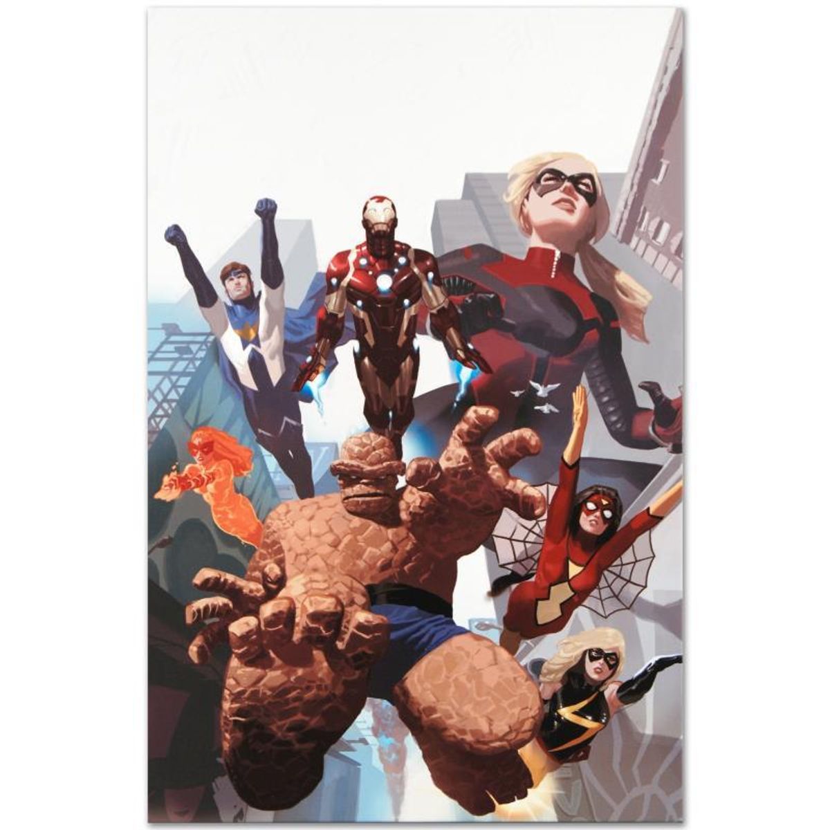 Marvel Comics "I Am An Avenger #4" Numbered Limited Edition Giclee on Canvas by Daniel Acuna with COA.