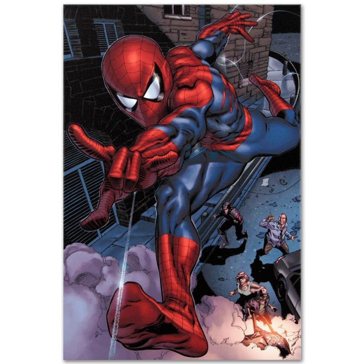 Marvel Comics "Heroes For Hire #6" Numbered Limited Edition Giclee on Canvas by Brad Walker with COA.
