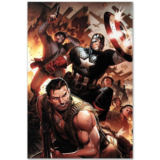 Marvel Comics "Secret Warriors #17" Numbered Limited Edition Giclee on Canvas by Jim Cheung with COA.