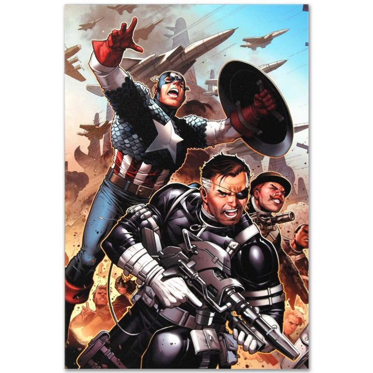 Marvel Comics "Secret Warriors #18" Numbered Limited Edition Giclee on Canvas by Jim Cheung with COA.