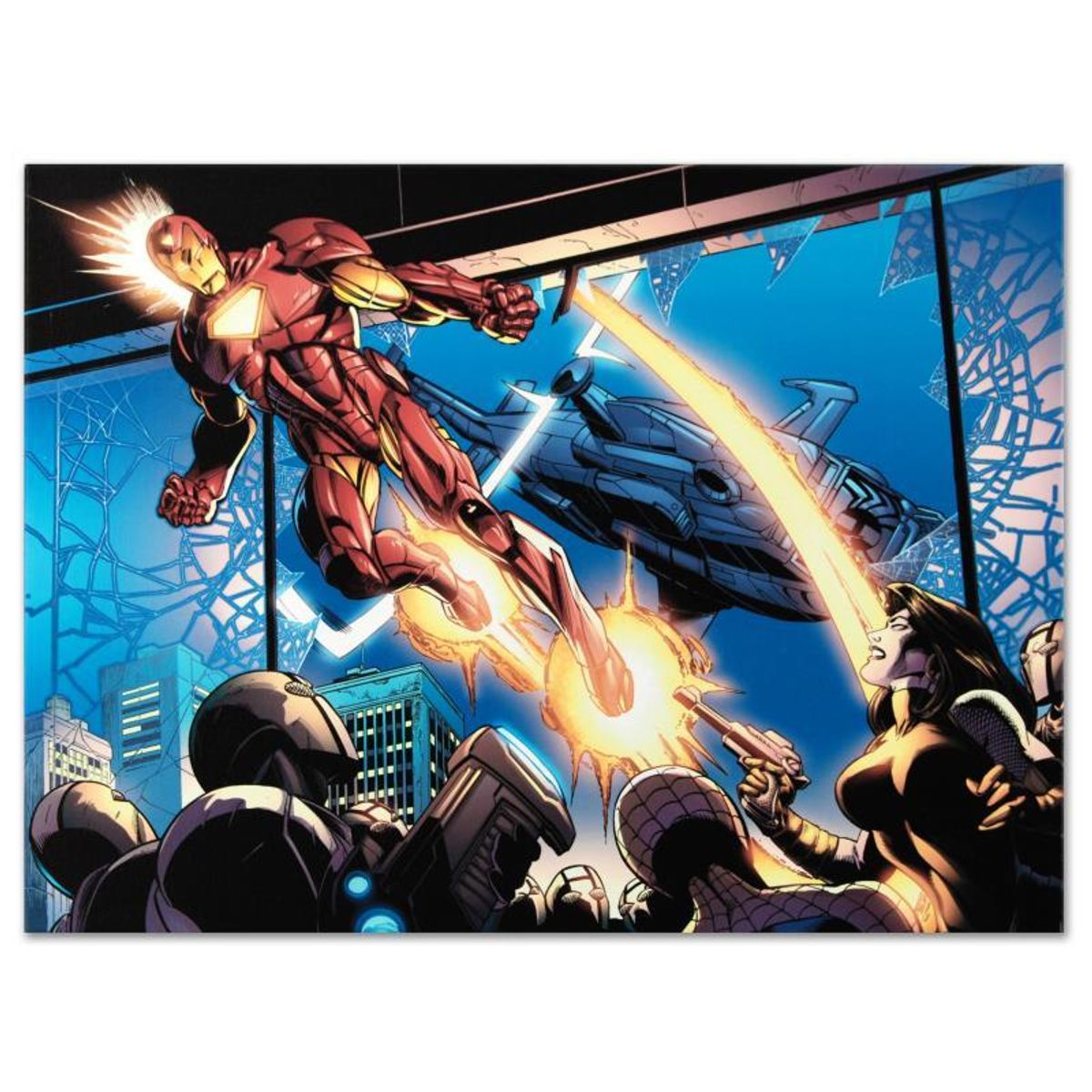 Marvel Comics "Ultimatum: Spider-Man Requiem #1" Numbered Limited Edition Giclee on Canvas by Mark Bagley with COA.