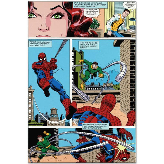 Marvel Comics "Amazing Spider-Man #90" Numbered Limited Edition Giclee on Canvas by John Romita Sr. with COA.