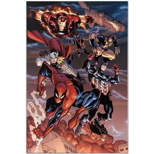 Marvel Comics "Amazing Spider-Man #648" Numbered Limited Edition Giclee on Canvas by Humberto Ramos with COA.