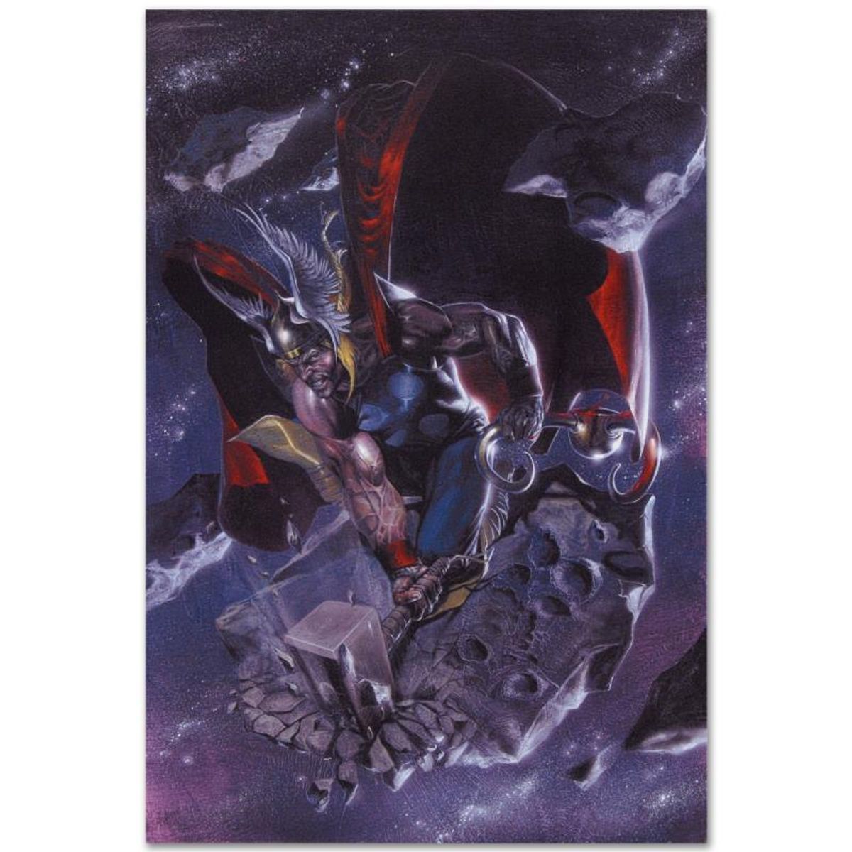 Marvel Comics "Secret War #4" Numbered Limited Edition Giclee on Canvas by Gabriele Dell'Otto with COA.