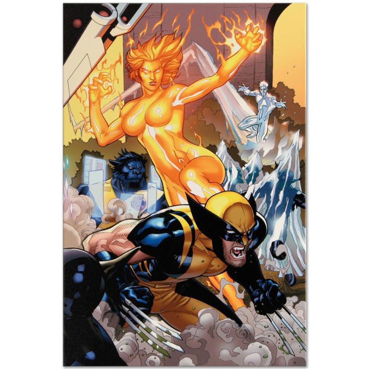 Marvel Comics "Secret Invasion: X-Men #4" Numbered Limited Edition Giclee on Canvas by Terry Dodson with COA.