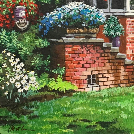 Anatoly Metlan, "Greenhouse" Limited Edition Serigraph, Numbered and Hand Signed with Letter of Authenticity.