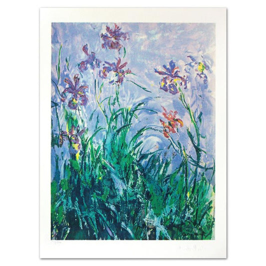 Claude Monet (1840-1926), "Iris" Limited Edition Lithograph with Letter of Authenticity.