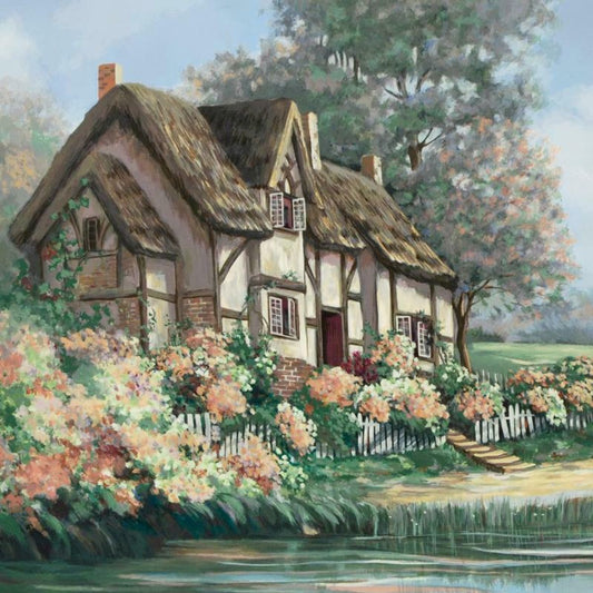 Springtime in Sheffield Limited Edition Serigraph (36" x 24") by Earlene Moses, Numbered and Hand Signed with Certificate of Authenticity.