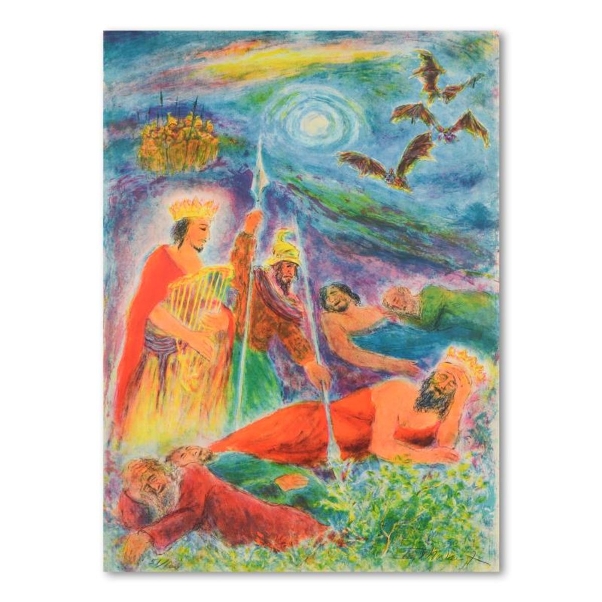 Ira Moskowitz (1912-2001), "Song of Songs" Limited Edition Lithograph, Numbered and Hand Signed with Letter of Authenticity