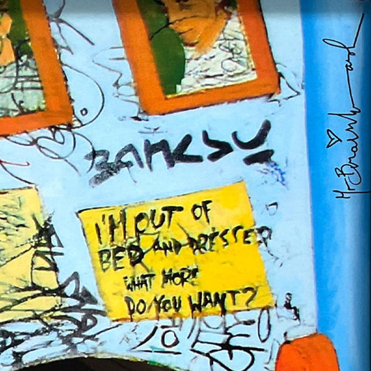 Mr. Brainwash, Custom Framed Plate Signed Offset Lithograph.