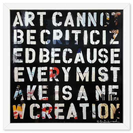 Mr. Brainwash, Custom Framed Plate Signed Offset Lithograph.