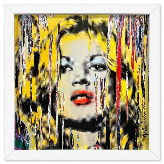 Mr. Brainwash, Custom Framed Plate Signed Offset Lithograph.