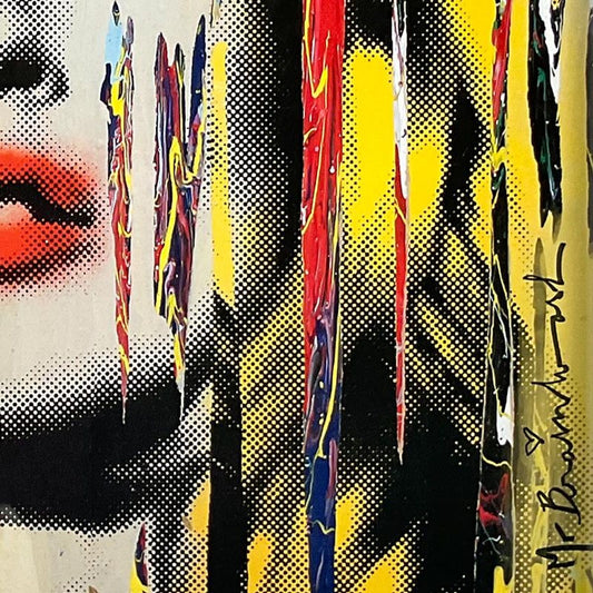 Mr. Brainwash, Custom Framed Plate Signed Offset Lithograph.