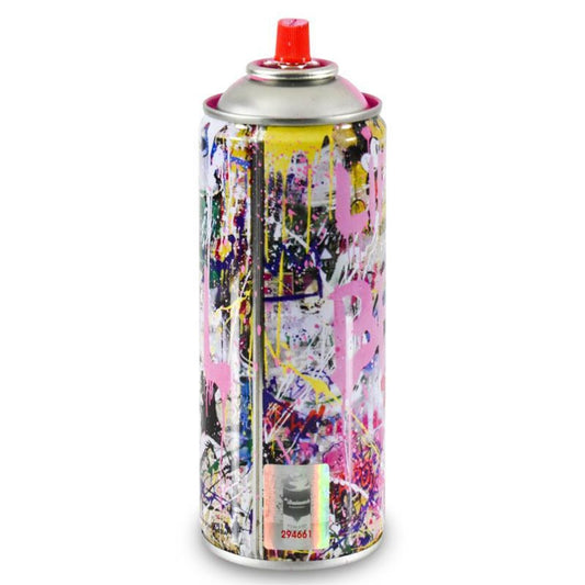 Mr. Brainwash, "Gold Rush (Pink)" Limited Edition Hand Painted Can with Plate Signature.
