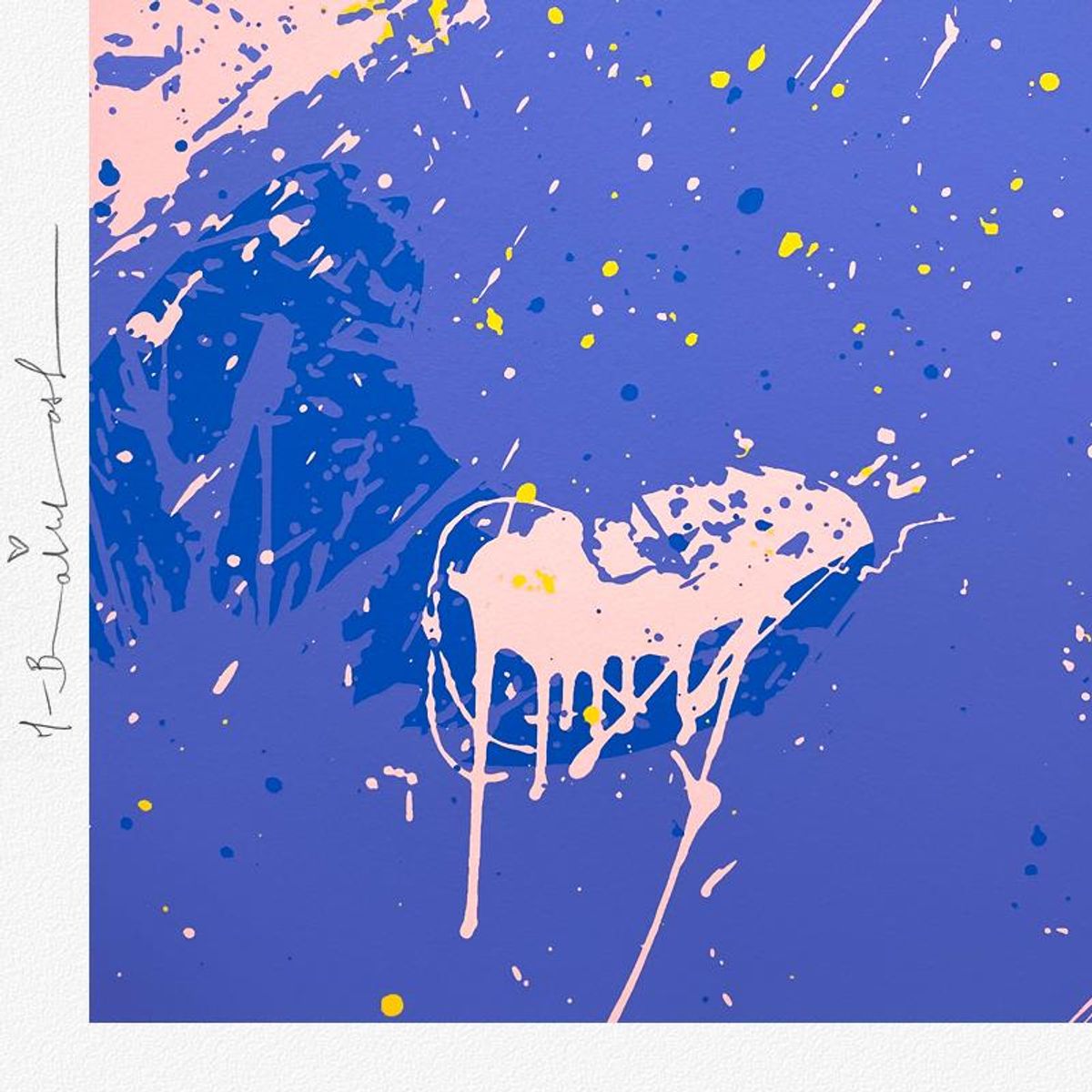 Mr. Brainwash, "Camo Splash C" Framed Limited Edition Silk Screen, Hand Signed with Certificate of Authenticity.