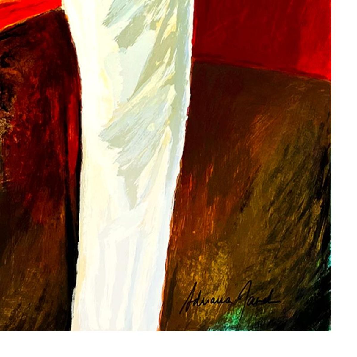 Adriana Naveh, "Future" Hand Signed, Numbered Limited Edition Serigraph with Letter of Authenticity.