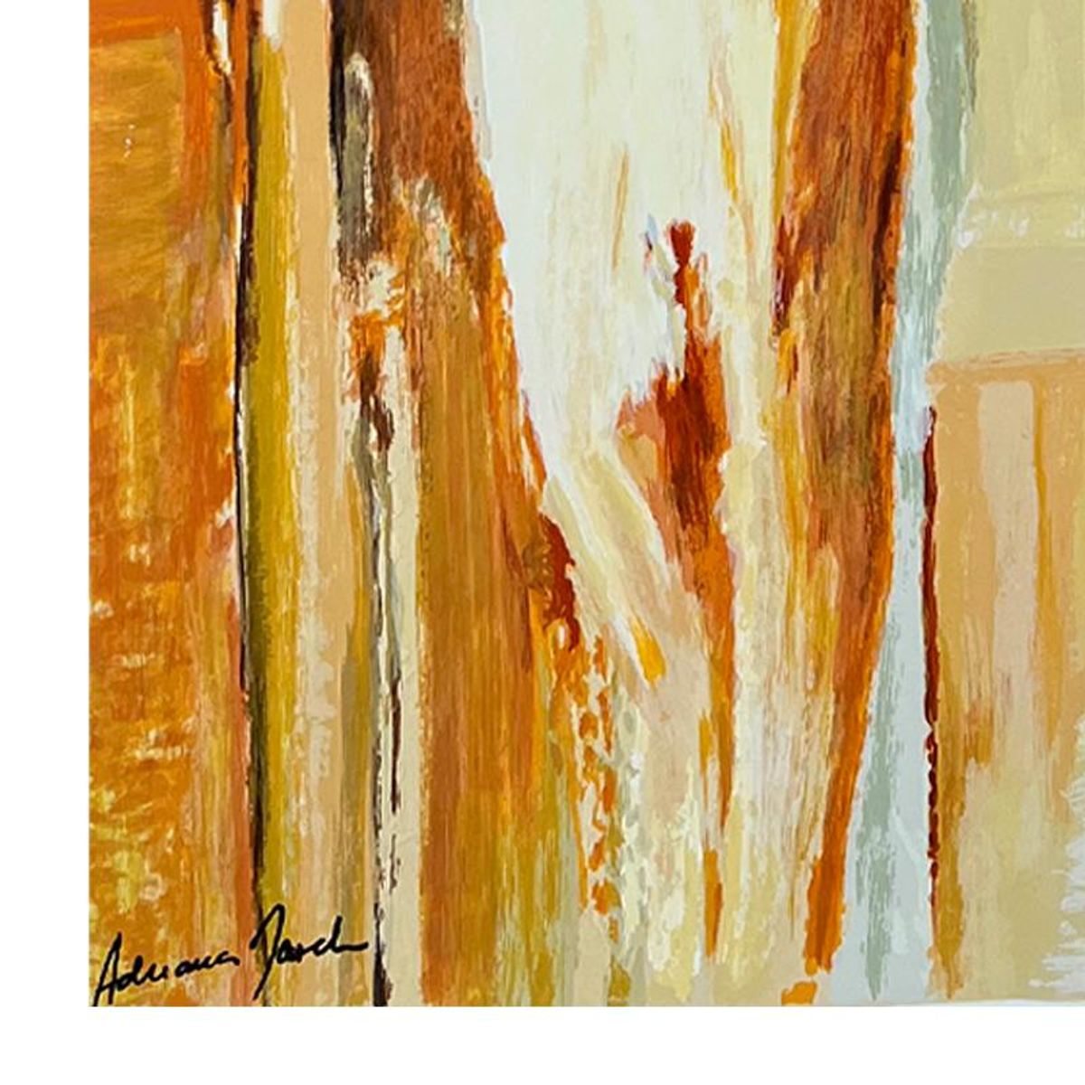 Adriana Naveh, Hand Signed, Numbered Limited Edition Serigraph with Letter of Authenticity.