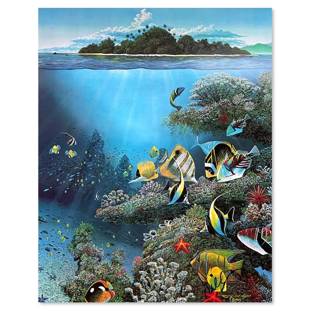 Robert Lyn Nelson, "Undersea Song" Hand Signed Poster