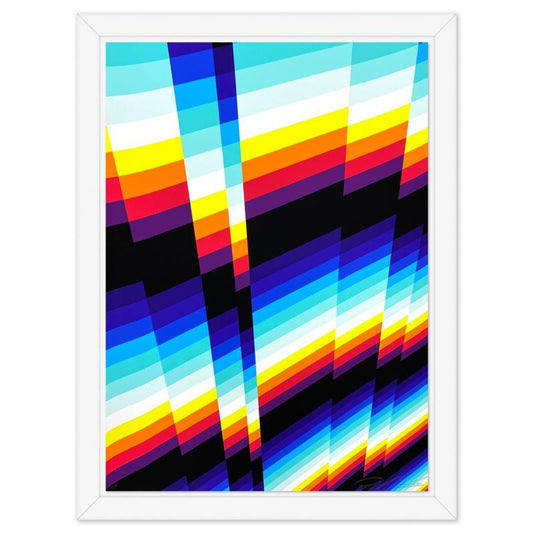 Felipe Pantone, "Chromadynamica 30p" Framed Limited Edition Artist Proof, Hand Signed with Letter of Authenticity