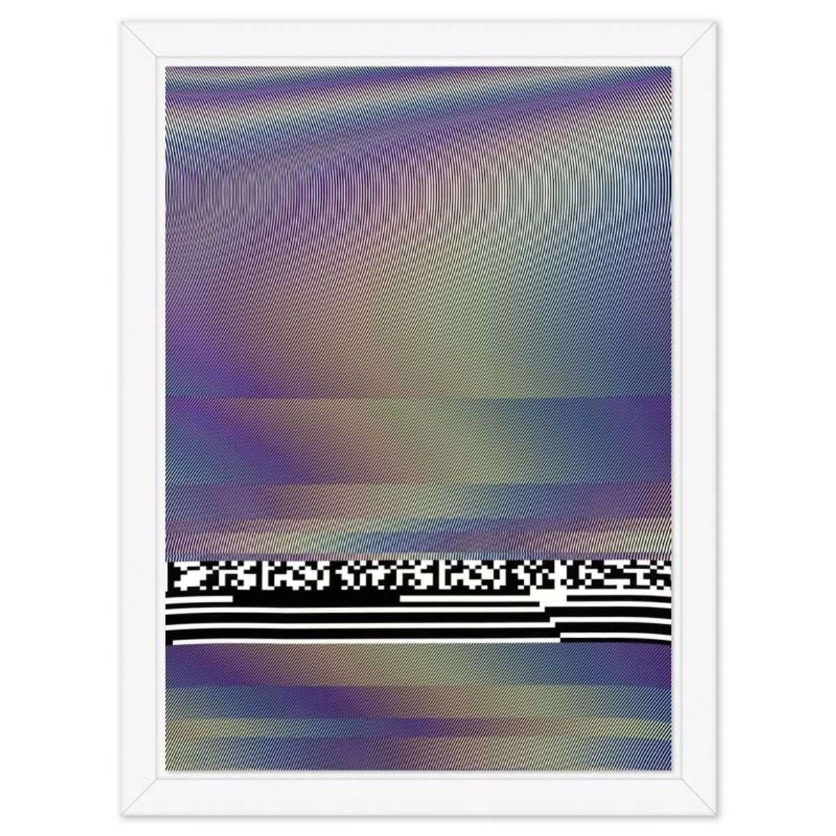 Felipe Pantone, "Planned Iridescence 1p" Framed Limited Edition, Numbered and Hand Signed Inverso with Letter of Authenticity