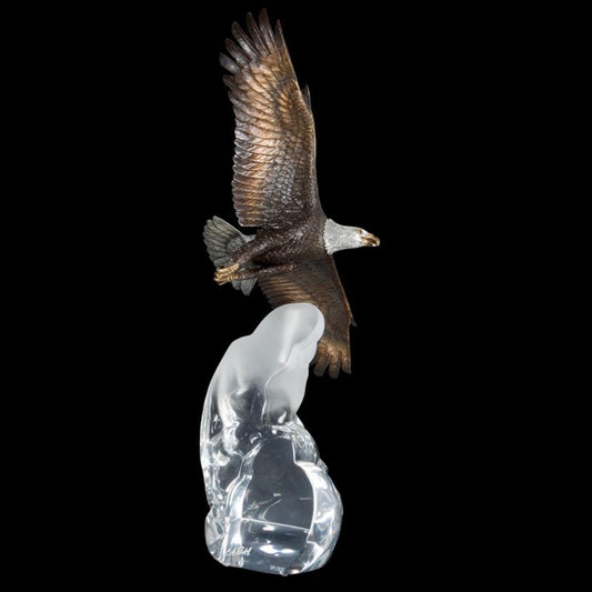 Christopher Pardell, "Cloud King" Limited Edition Mixed Media Lucite Sculpture with COA.