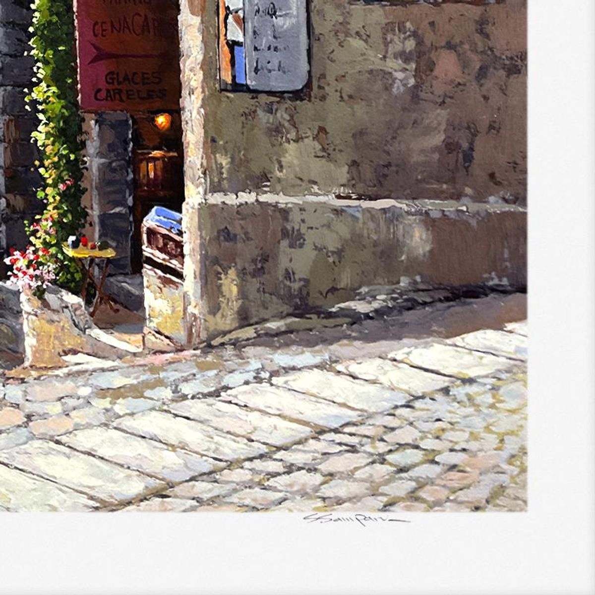 Sam Park, "St Emilion" Limited Edition Printer's Proof Serigraph, Numbered and Hand Signed with Letter of Authenticity.