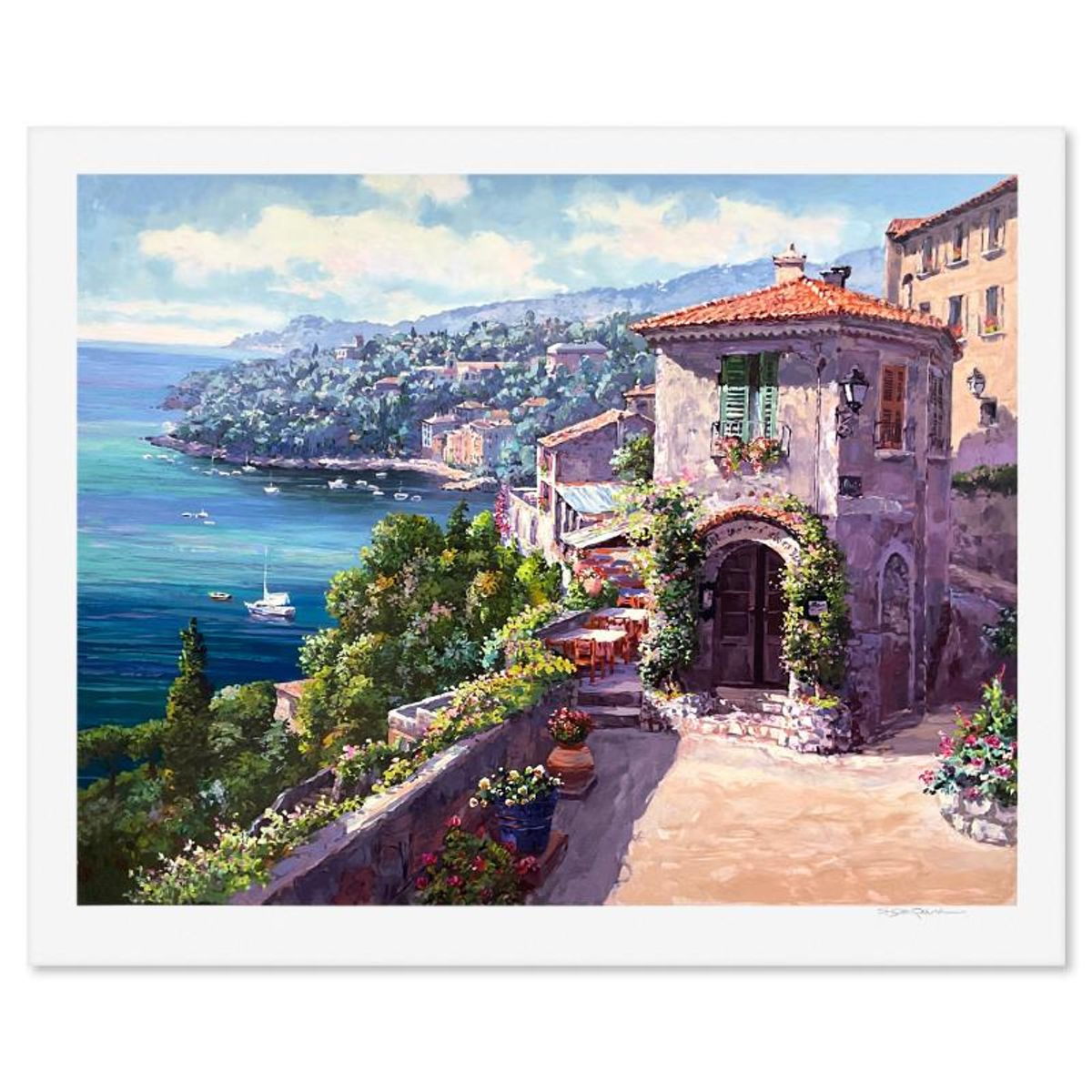 Sam Park, "St Paul De Venice" Limited Edition Printer's Proof Serigraph, Numbered and Hand Signed with Letter of Authenticity.