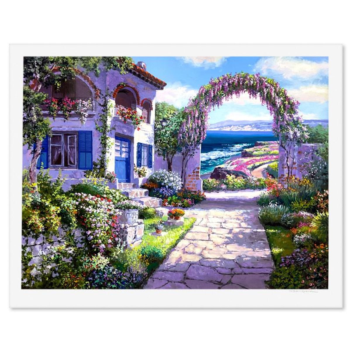 Sam Park, "La Jolla" Limited Edition Printer's Proof Serigraph, Numbered and Hand Signed with Letter of Authenticity.