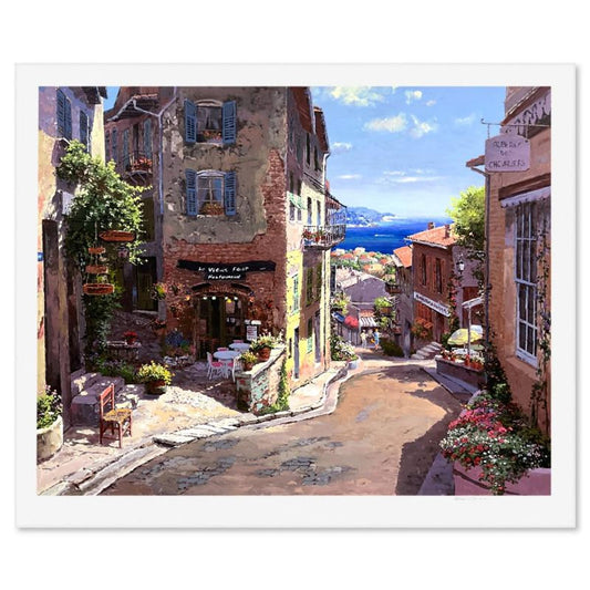 Sam Park, "Hauts De Cagnes" Limited Edition Printer's Proof Serigraph, Numbered and Hand Signed with Letter of Authenticity.