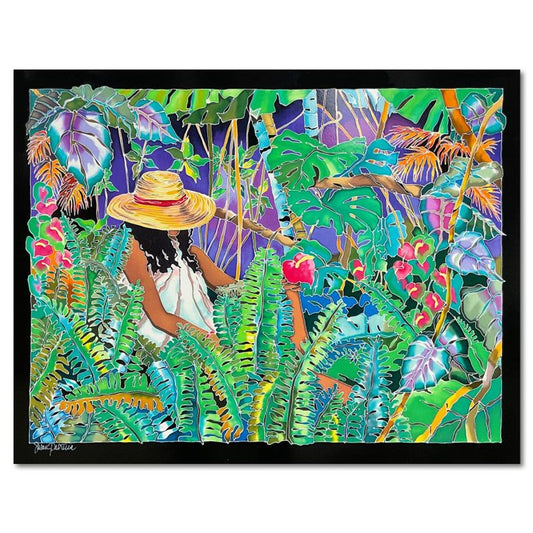 Susan Patricia, "Island Bouquet" Limited Edition Printers Proof Serigraph, Numbered and Hand Signed with Letter of Authenticity