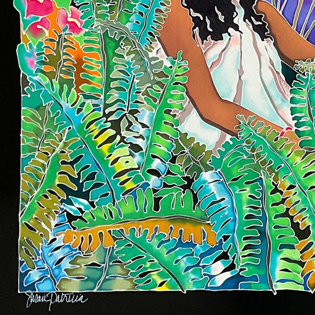 Susan Patricia, "Island Bouquet" Limited Edition Printers Proof Serigraph, Numbered and Hand Signed with Letter of Authenticity