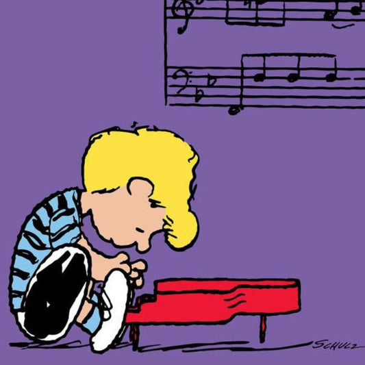 Peanuts, "Schroeder" Hand Numbered Canvas (40"x44") Limited Edition Fine Art Print with Certificate of Authenticity.