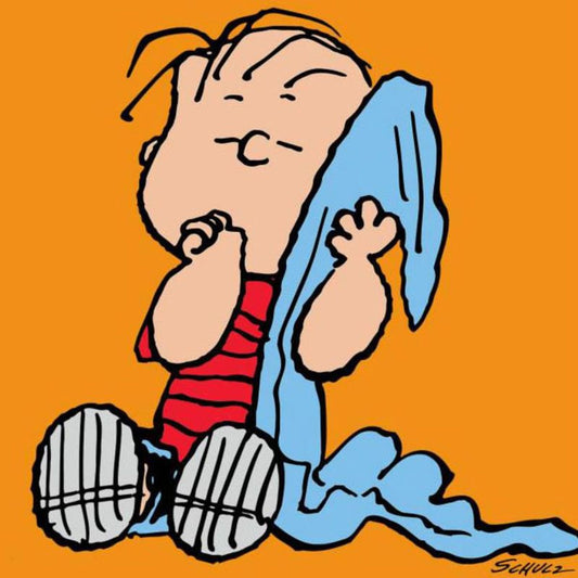 Peanuts, "Linus: Orange" Hand Numbered Canvas (40"x44") Limited Edition Fine Art Print with Certificate of Authenticity.