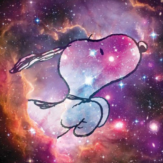 Peanuts, "Reach for the Stars" Hand Numbered Canvas (40"x40") Limited Edition Fine Art Print with Certificate of Authenticity.