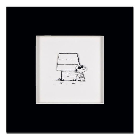 Peanuts, "Just Be You" Hand Numbered Limited Edition 3D Decoupage with Certificate of Authenticity.
