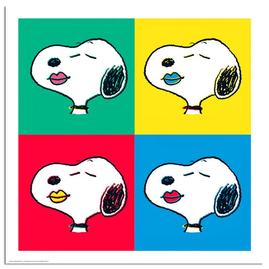 Peanuts, "Read My Lips" Hand Numbered Limited Edition Fine Art Print with Certificate of Authenticity.