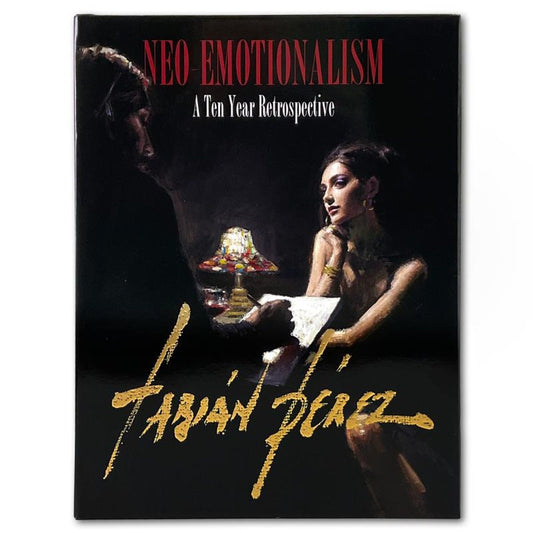 Fabian Perez, "Neo Emotionalism: A 10 Year Retrospective" Leather Bound Fine Art Book